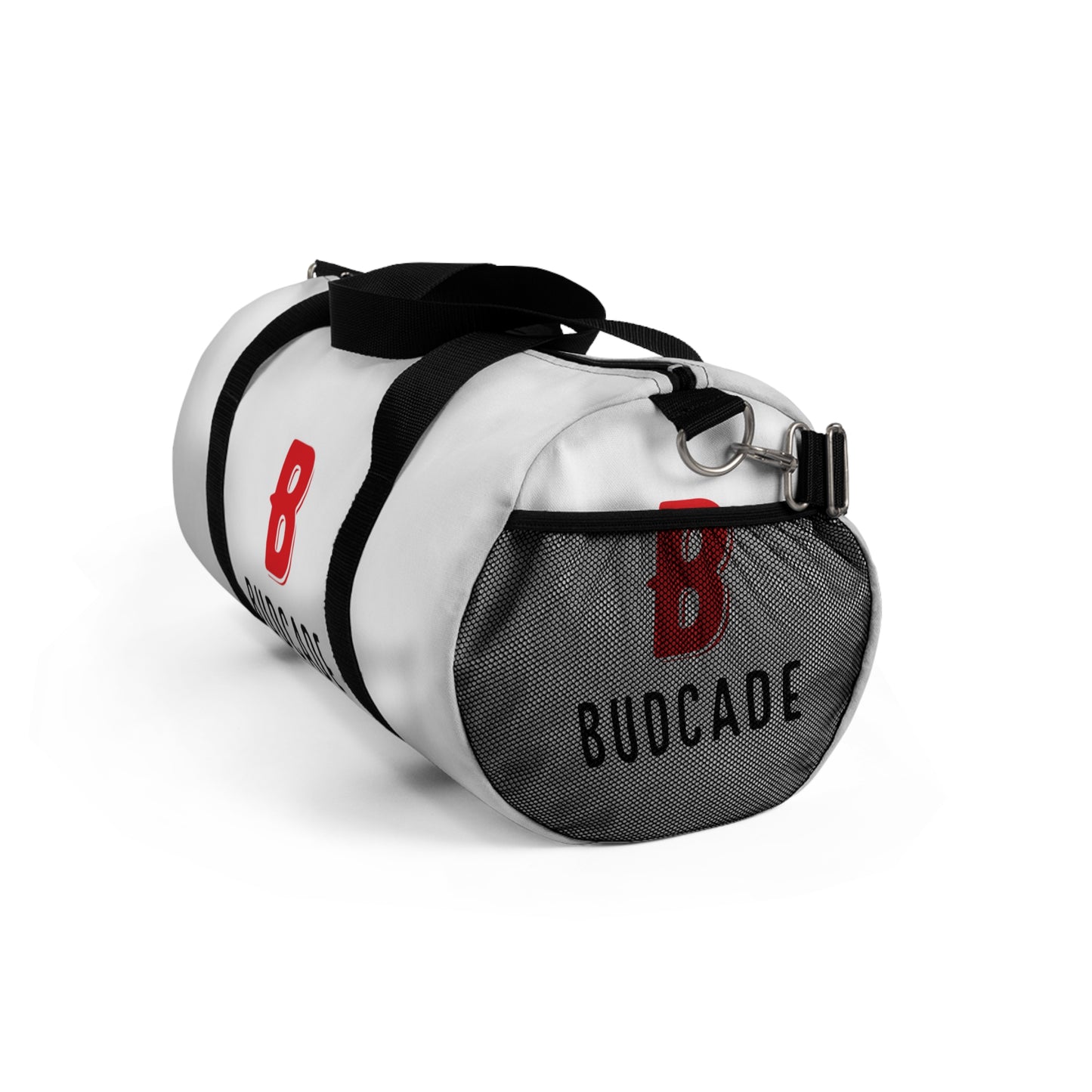 Budcade Official Duffel Bag (Red on White)