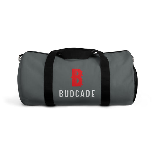 Budcade Official Duffel Bag (Red on Gray)