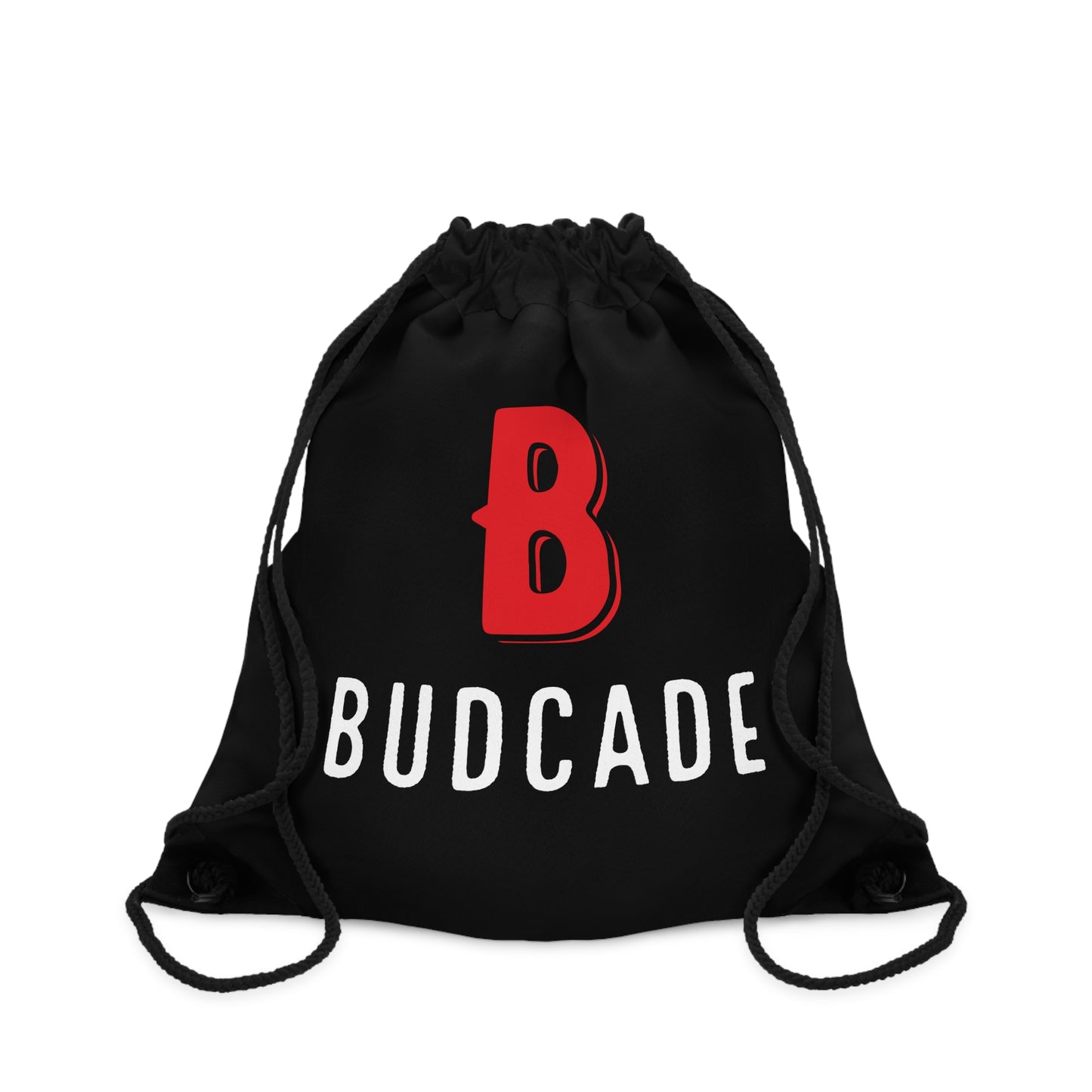 Budcade Official Drawstring Bag (Red on Black)