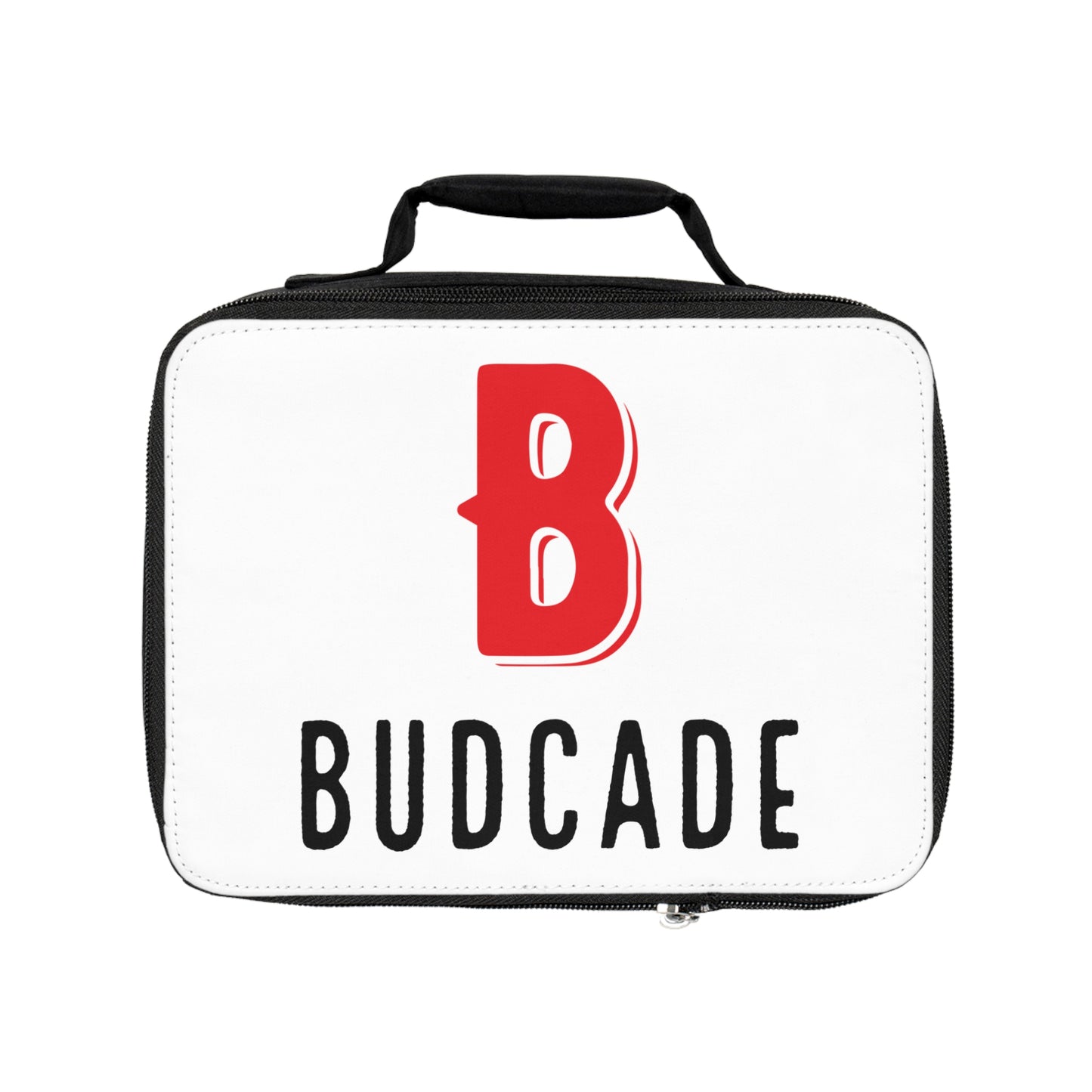 Budcade Official Lunch Bag (Red on White)