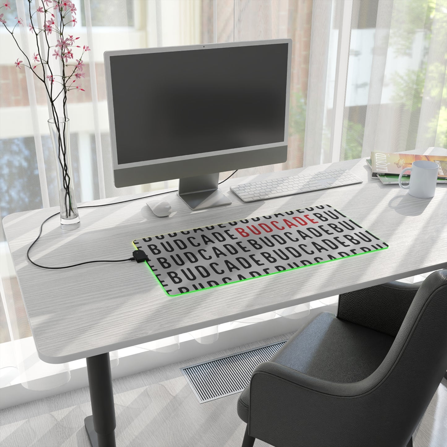 Budcade Pattern Colorful LED Gaming Mouse Pad