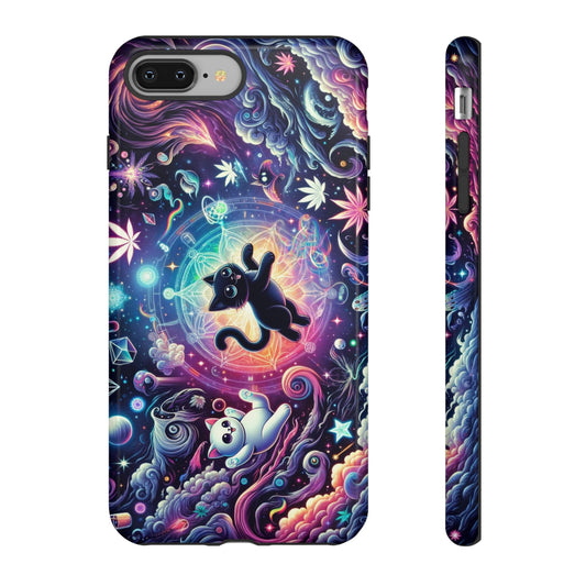 Cat Space Weed Magic Phone Case