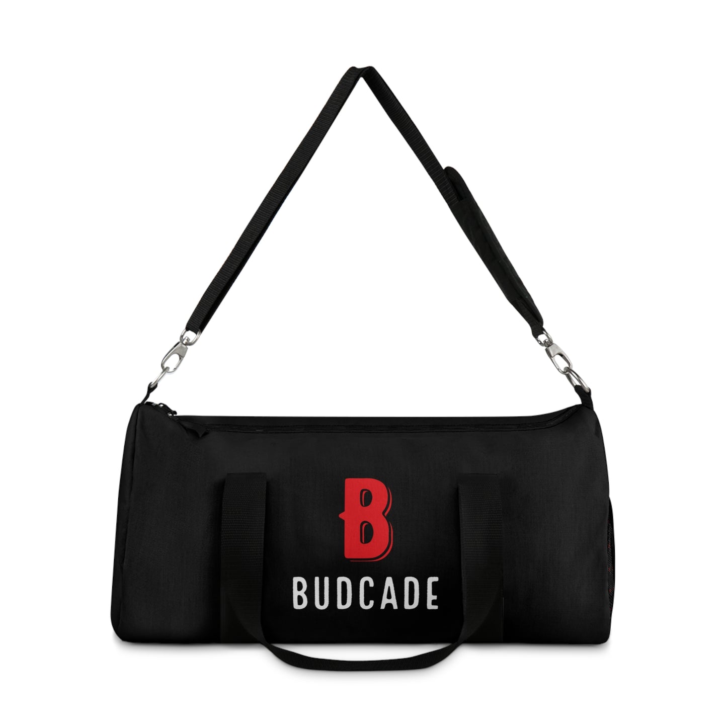 Budcade Official Duffel Bag (Red on Black)
