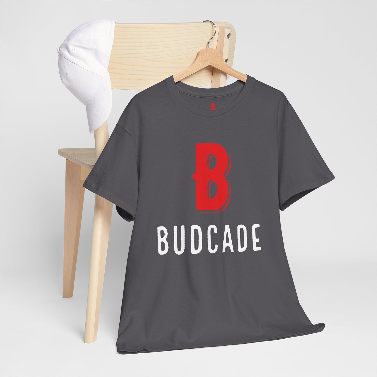 Budcade Official (Red on Gray) - Unisex T-Shirt