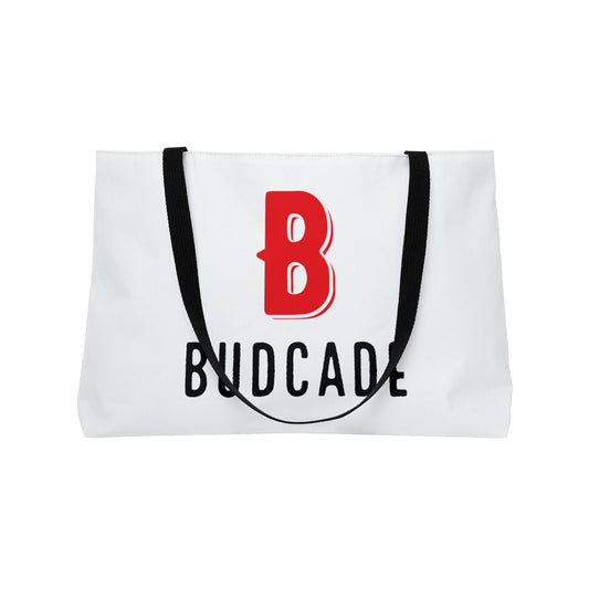 Budcade Official Tote Bag (Red on White)