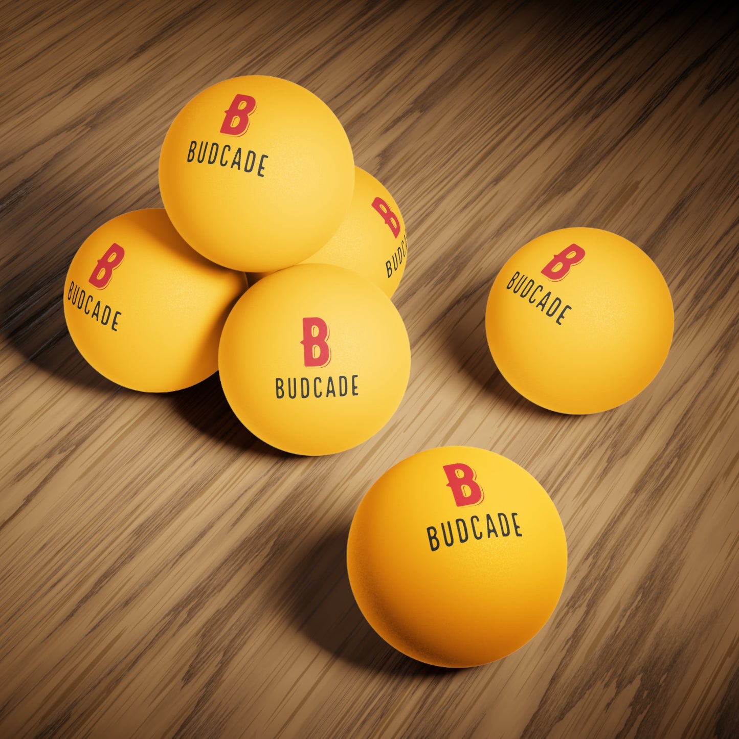 Budcade Official Ping Pong Balls (Set of 6)