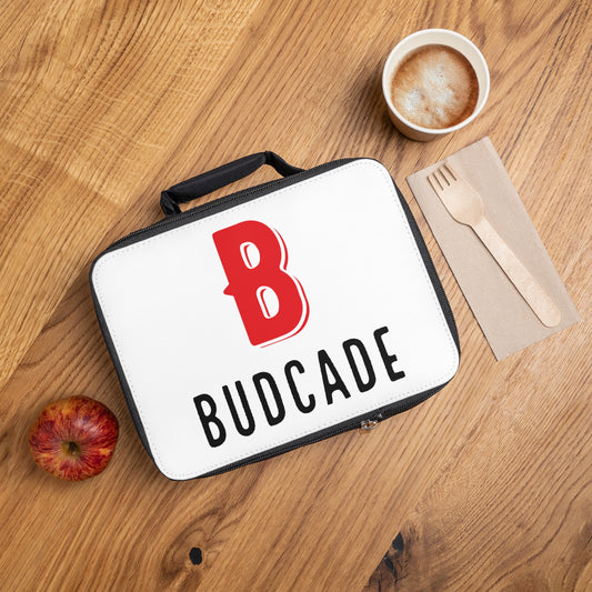 Budcade Official Lunch Bag (Red on White)