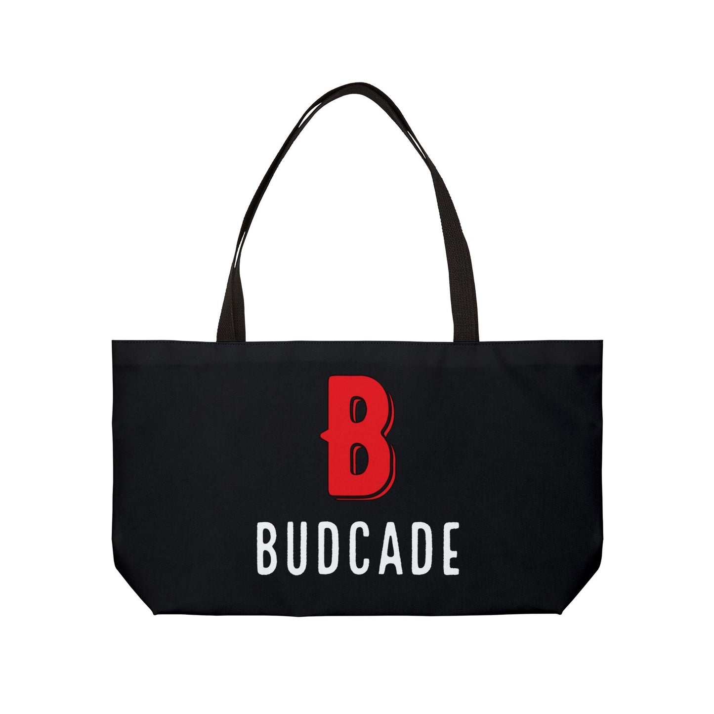 Budcade Official Tote Bag (Red on Black)