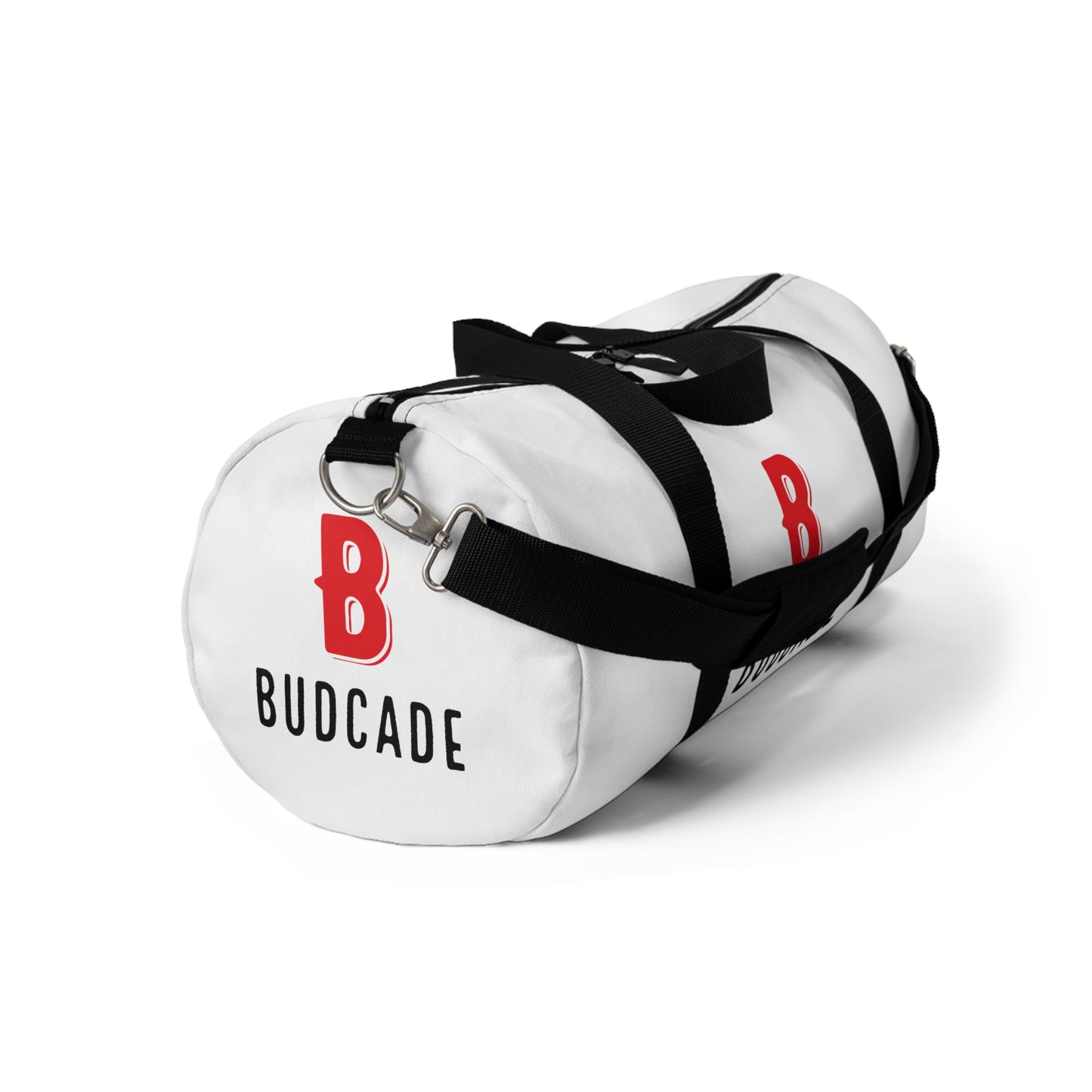 Budcade Official Duffel Bag (Red on White)