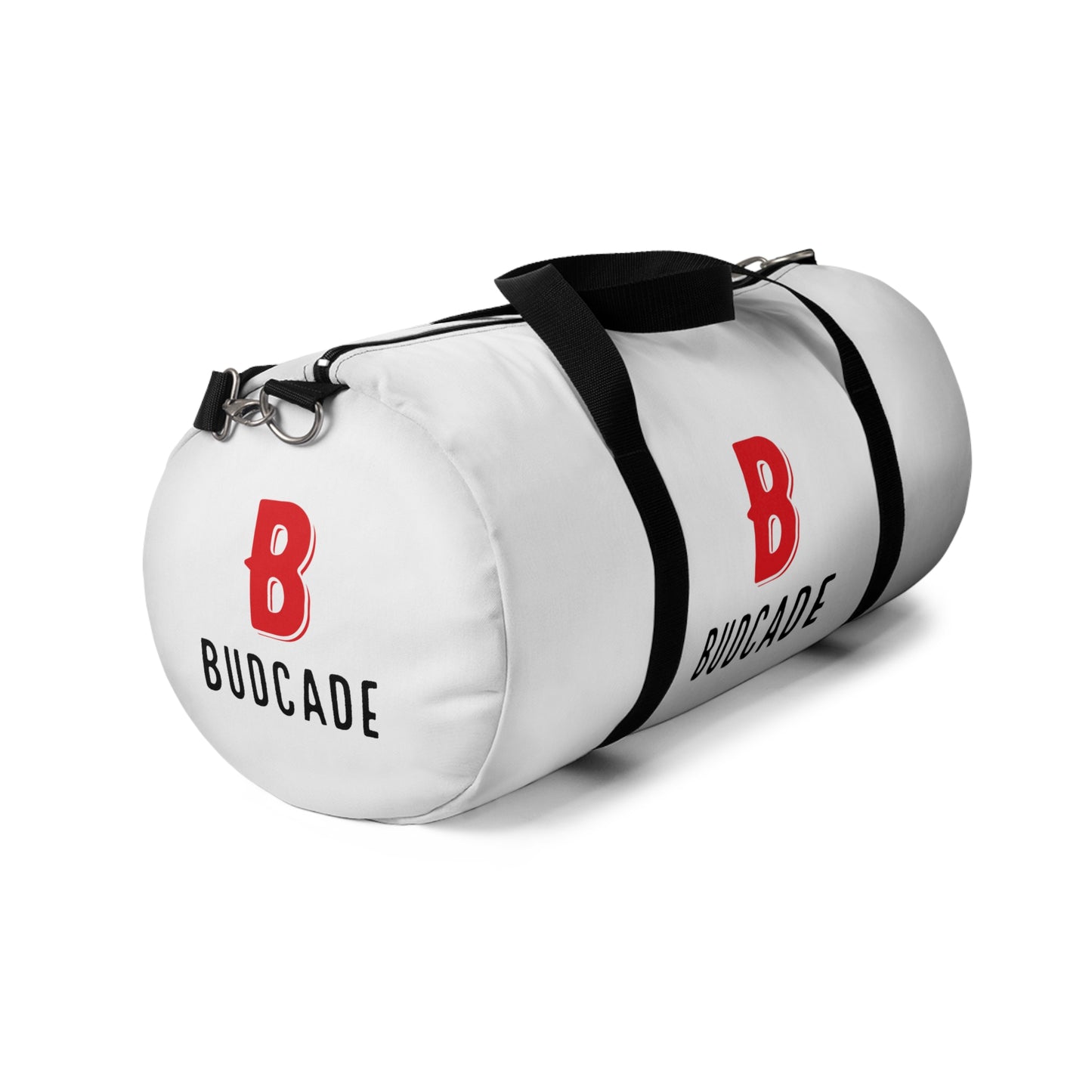 Budcade Official Duffel Bag (Red on White)