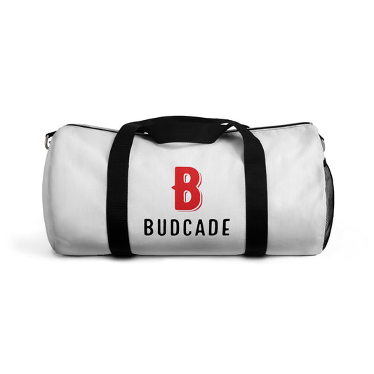 Budcade Official Duffel Bag (Red on White)