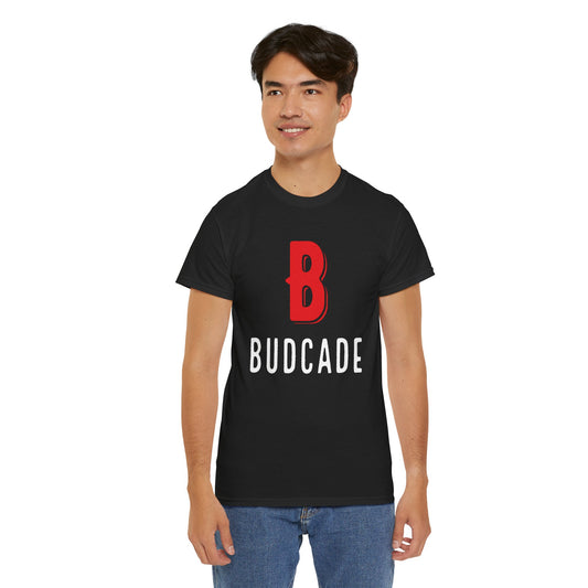 Budcade Official (Red on Black) - Unisex T-Shirt