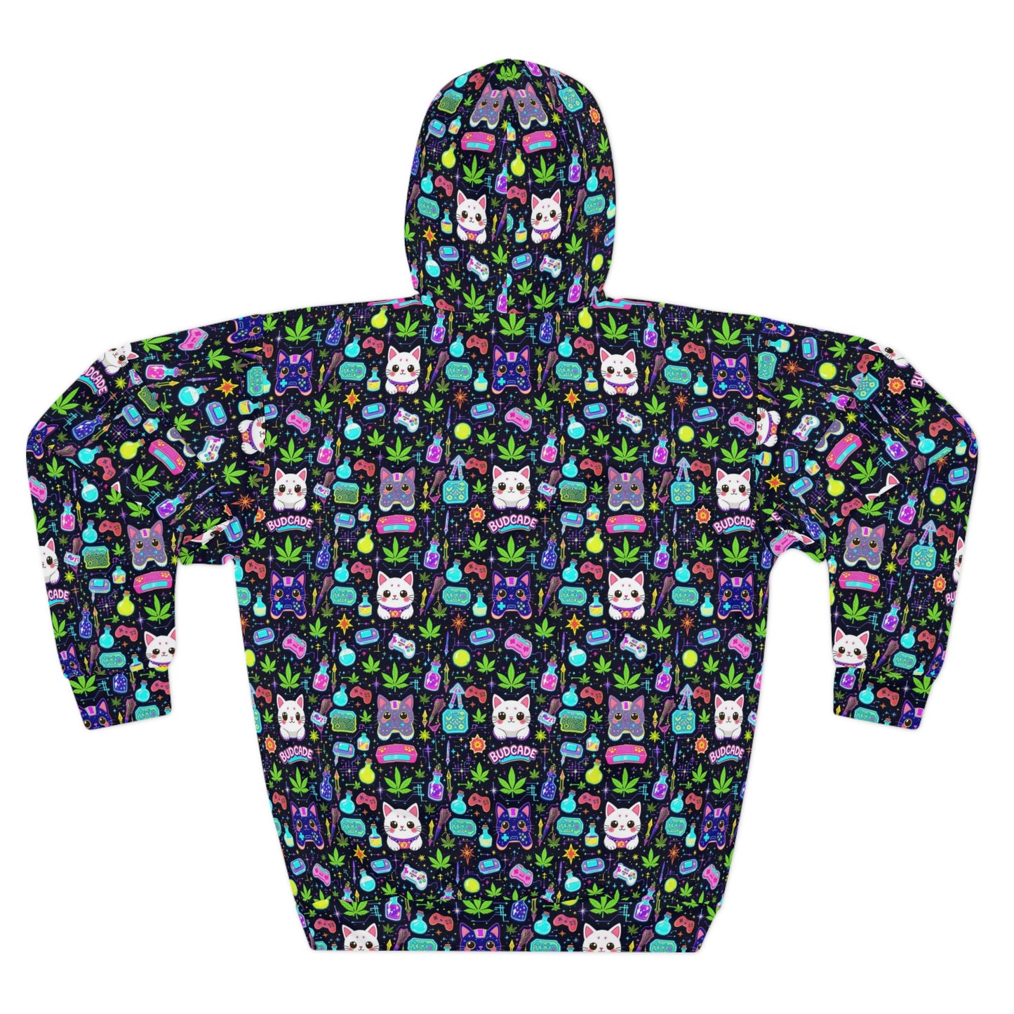 Budcade Cat Space Weed Magic Hoodie 1