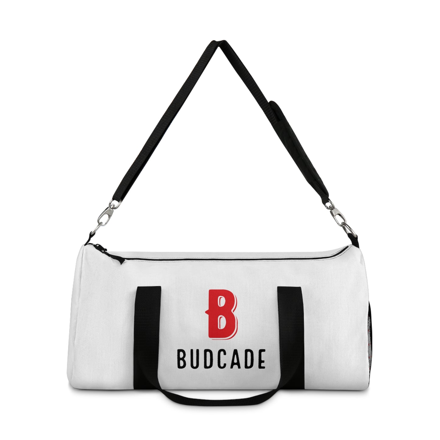 Budcade Official Duffel Bag (Red on White)