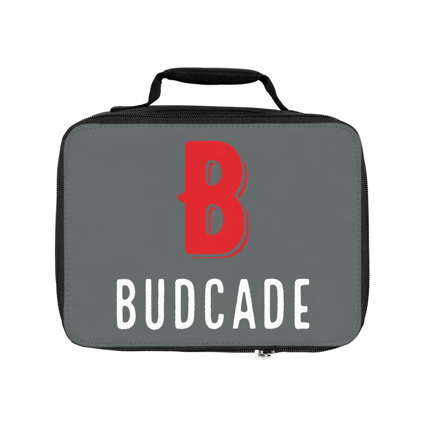 Budcade Official Lunchbox (Red on Gray)