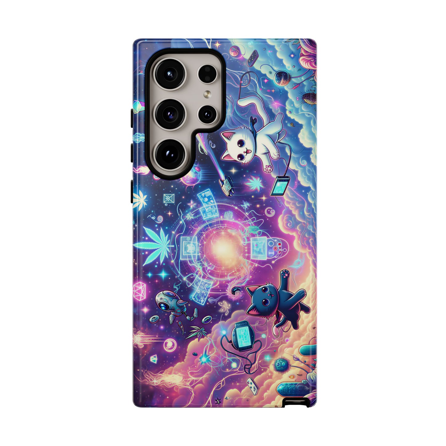 Cat Space Weed Magic Phone Case 2
