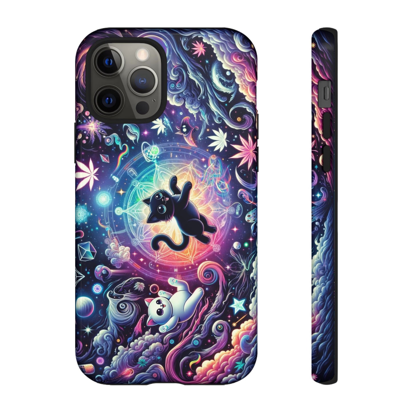 Cat Space Weed Magic Phone Case