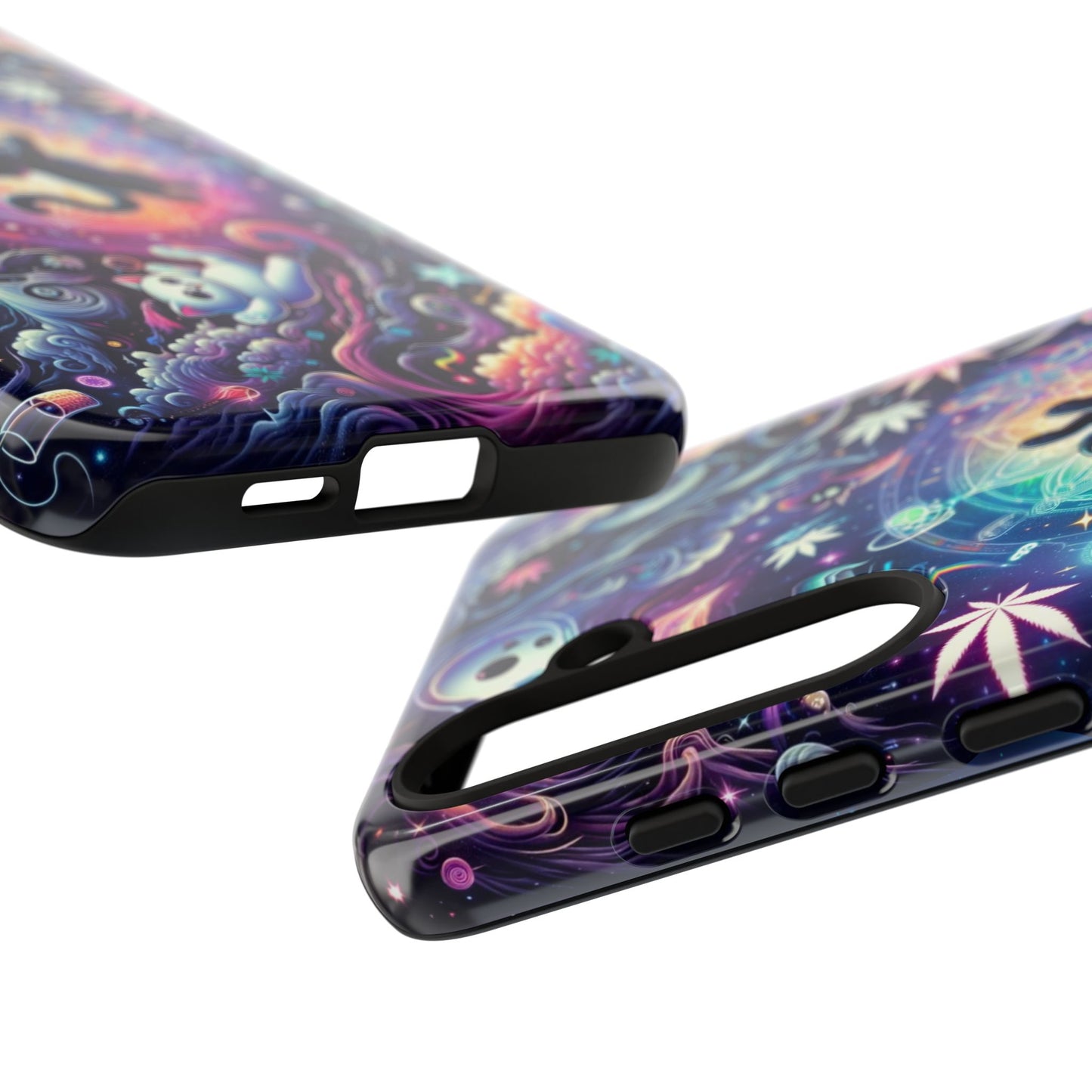Cat Space Weed Magic Phone Case