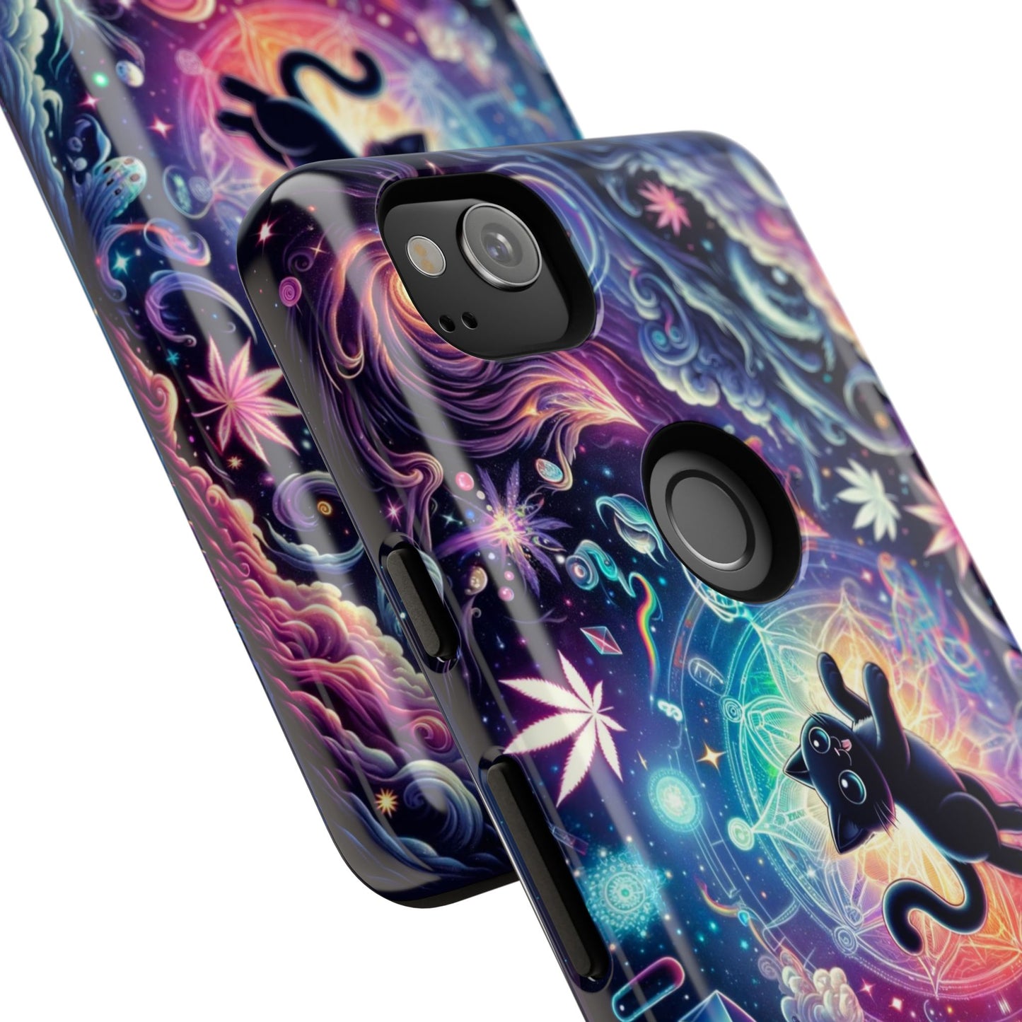 Cat Space Weed Magic Phone Case