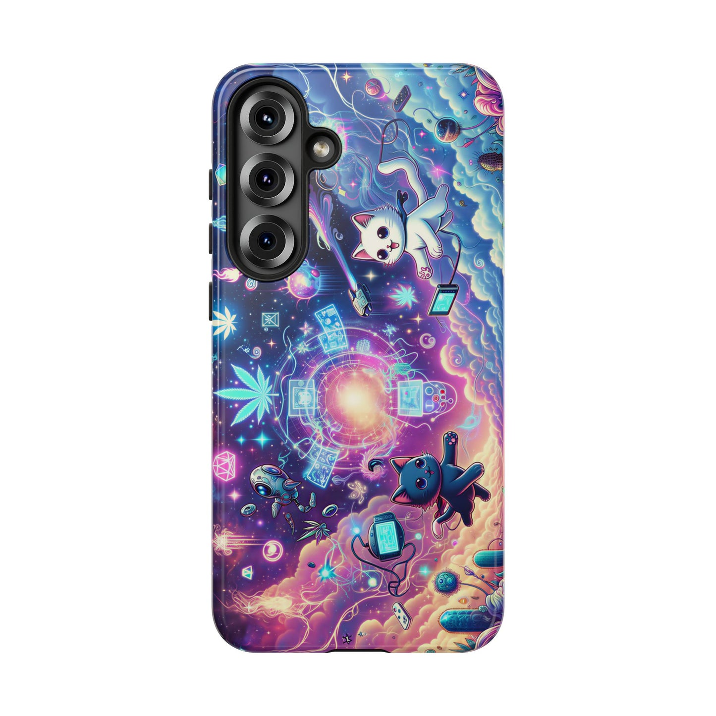 Cat Space Weed Magic Phone Case 2