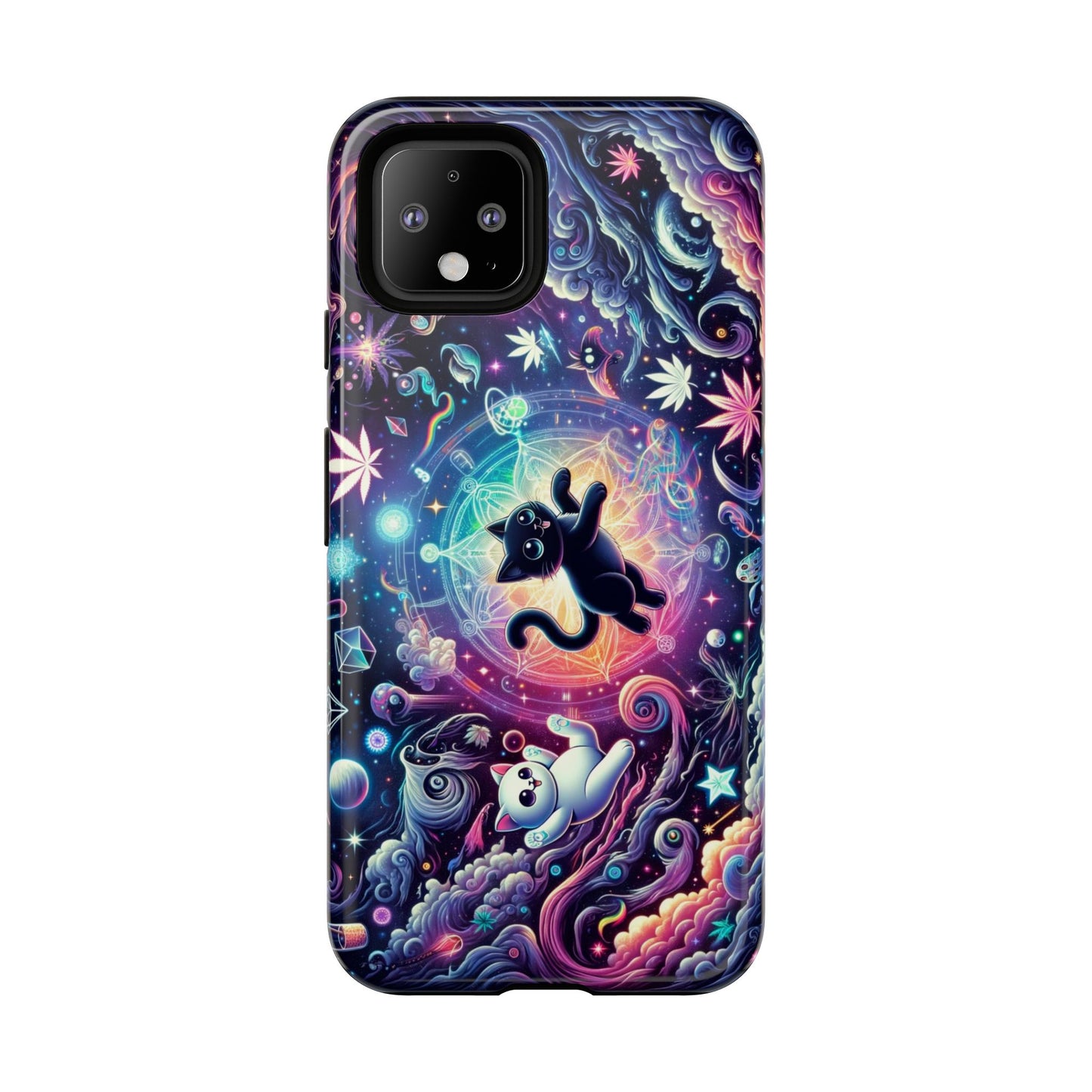 Cat Space Weed Magic Phone Case