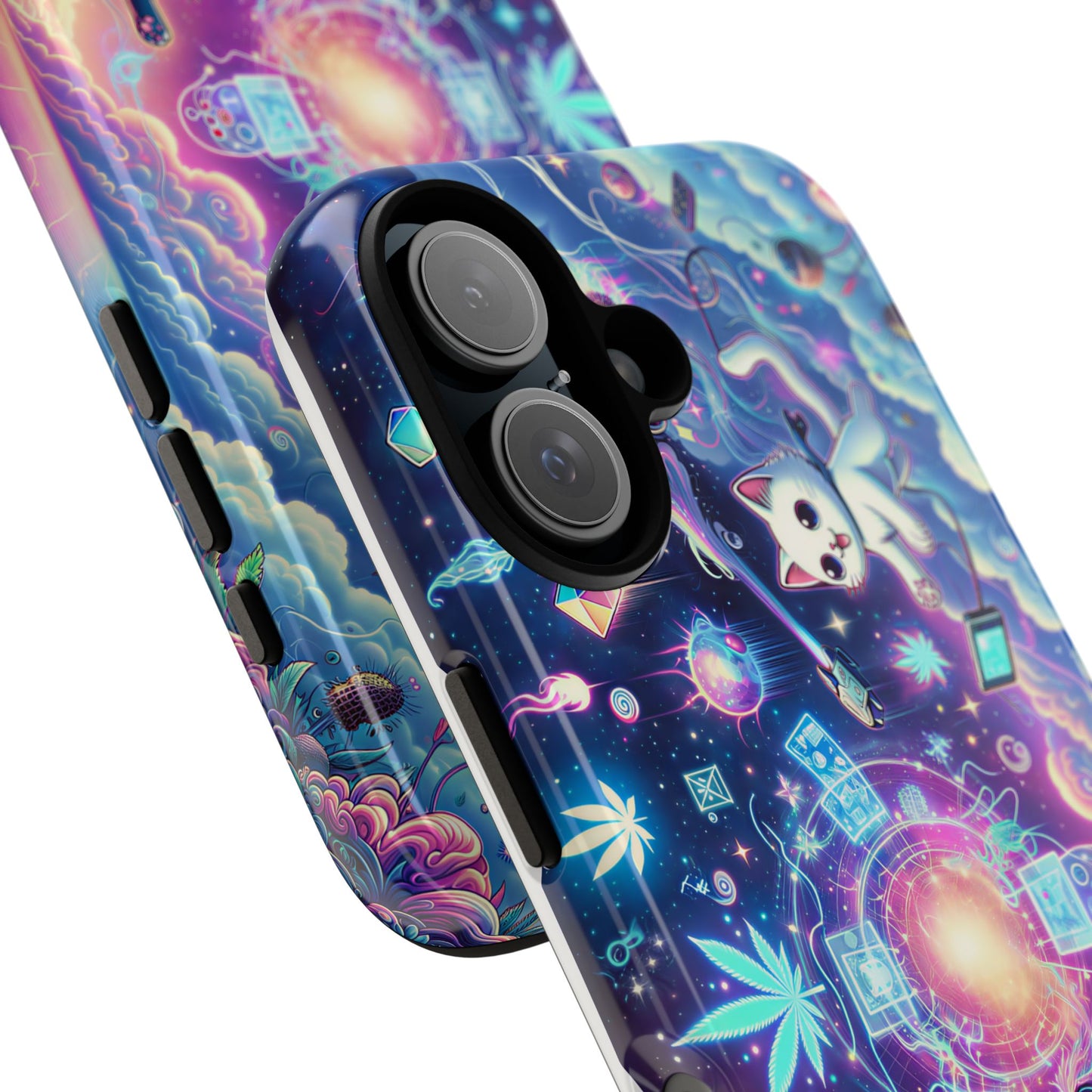 Cat Space Weed Magic Phone Case 2