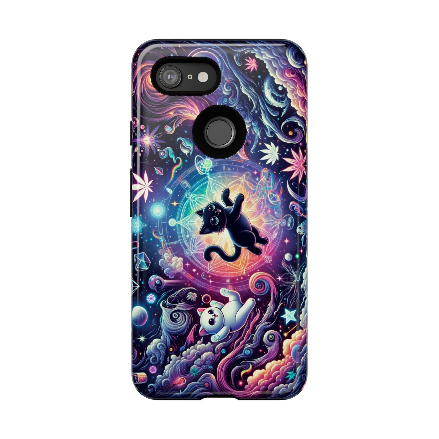 Cat Space Weed Magic Phone Case