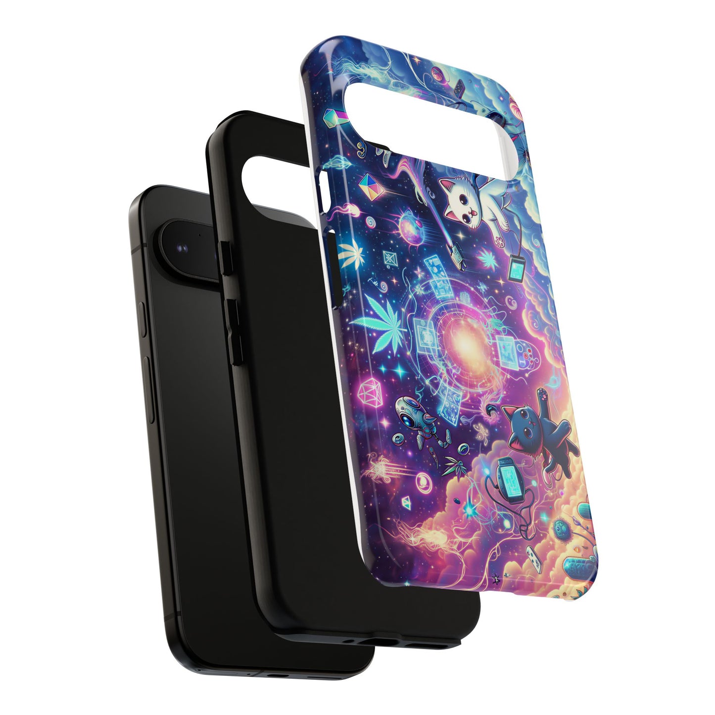 Cat Space Weed Magic Phone Case 2
