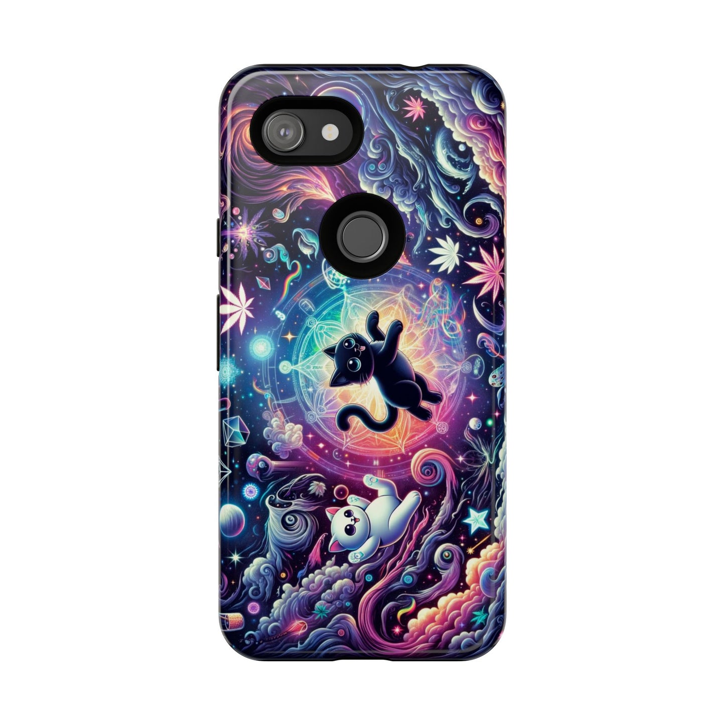 Cat Space Weed Magic Phone Case