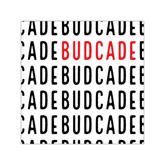 Budcade Pattern Vinyl Sticker