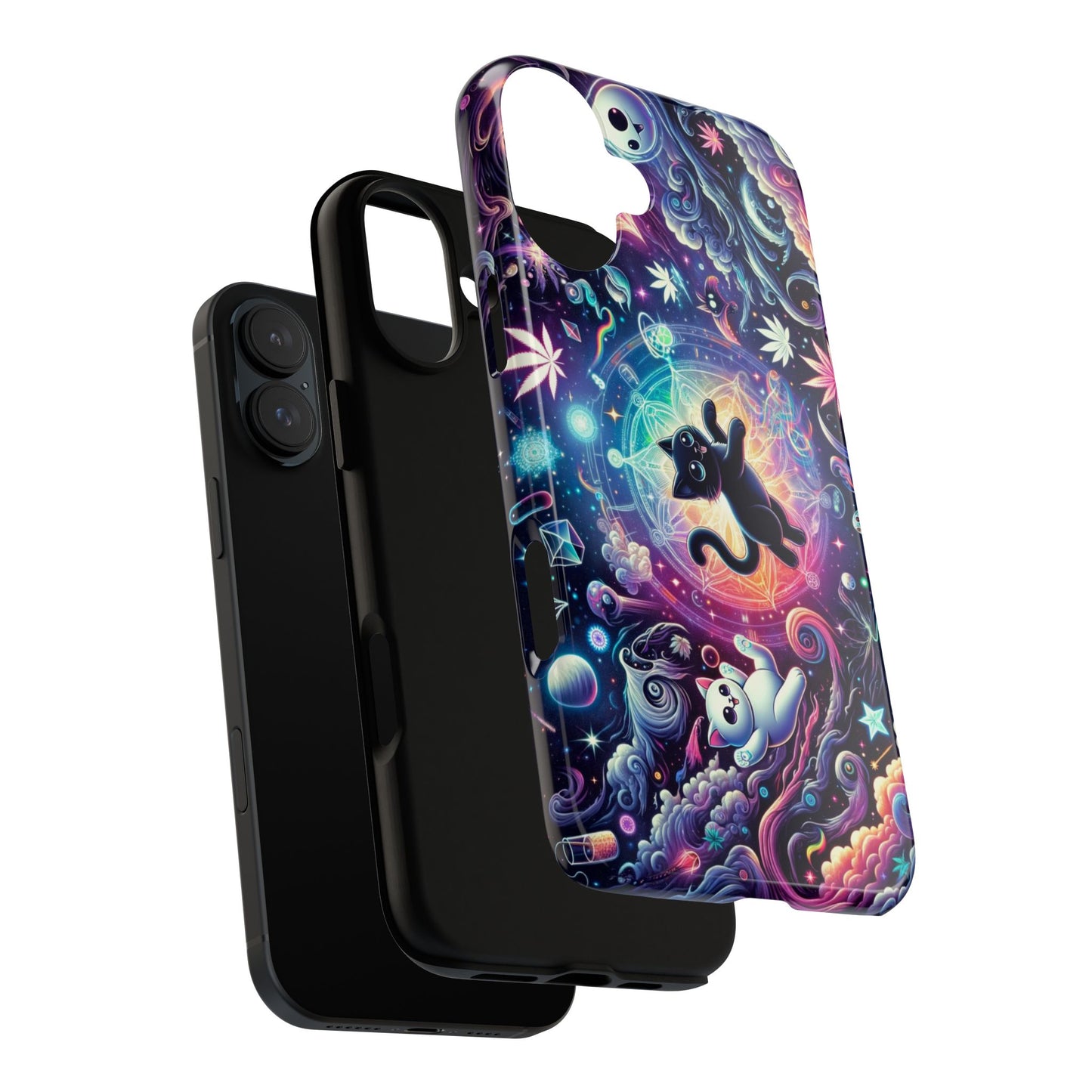 Cat Space Weed Magic Phone Case