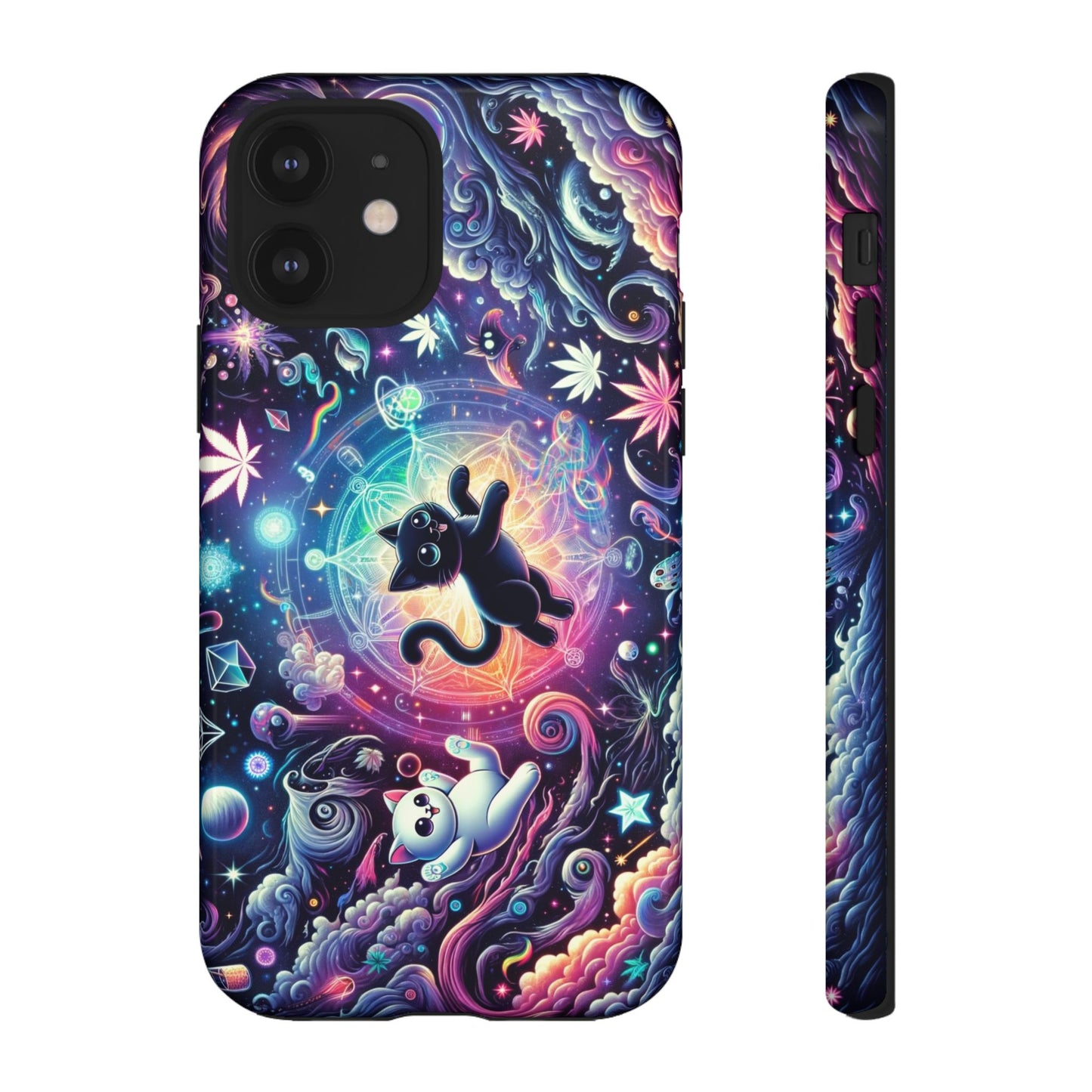 Cat Space Weed Magic Phone Case