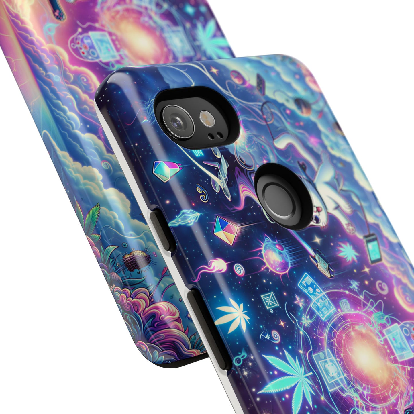 Cat Space Weed Magic Phone Case 2