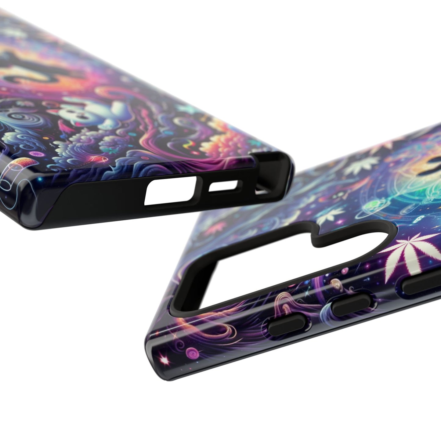 Cat Space Weed Magic Phone Case