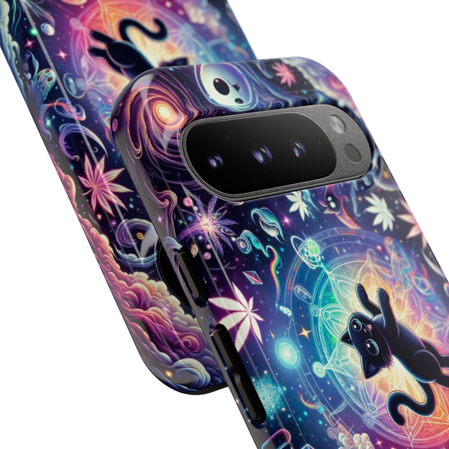 Cat Space Weed Magic Phone Case