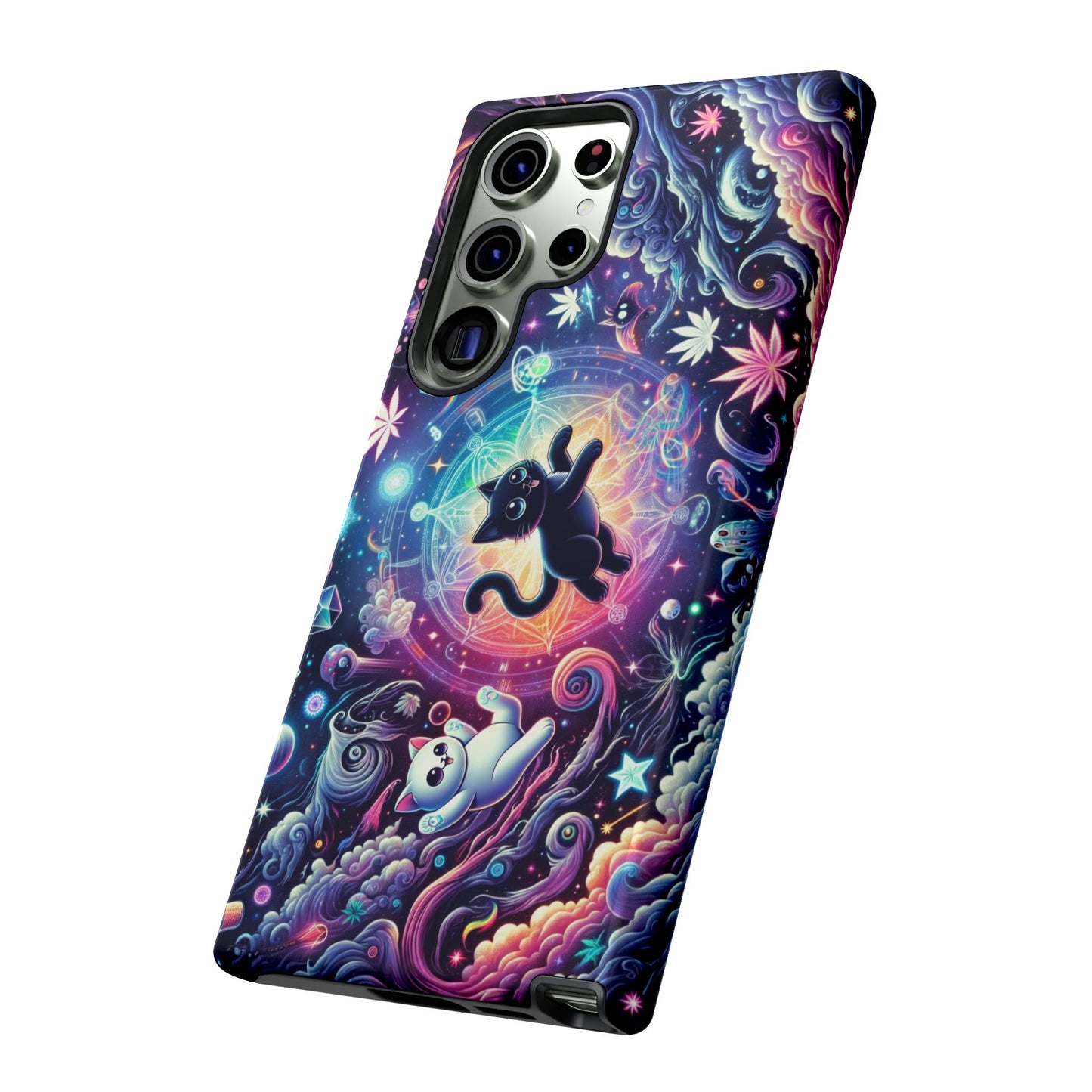 Cat Space Weed Magic Phone Case