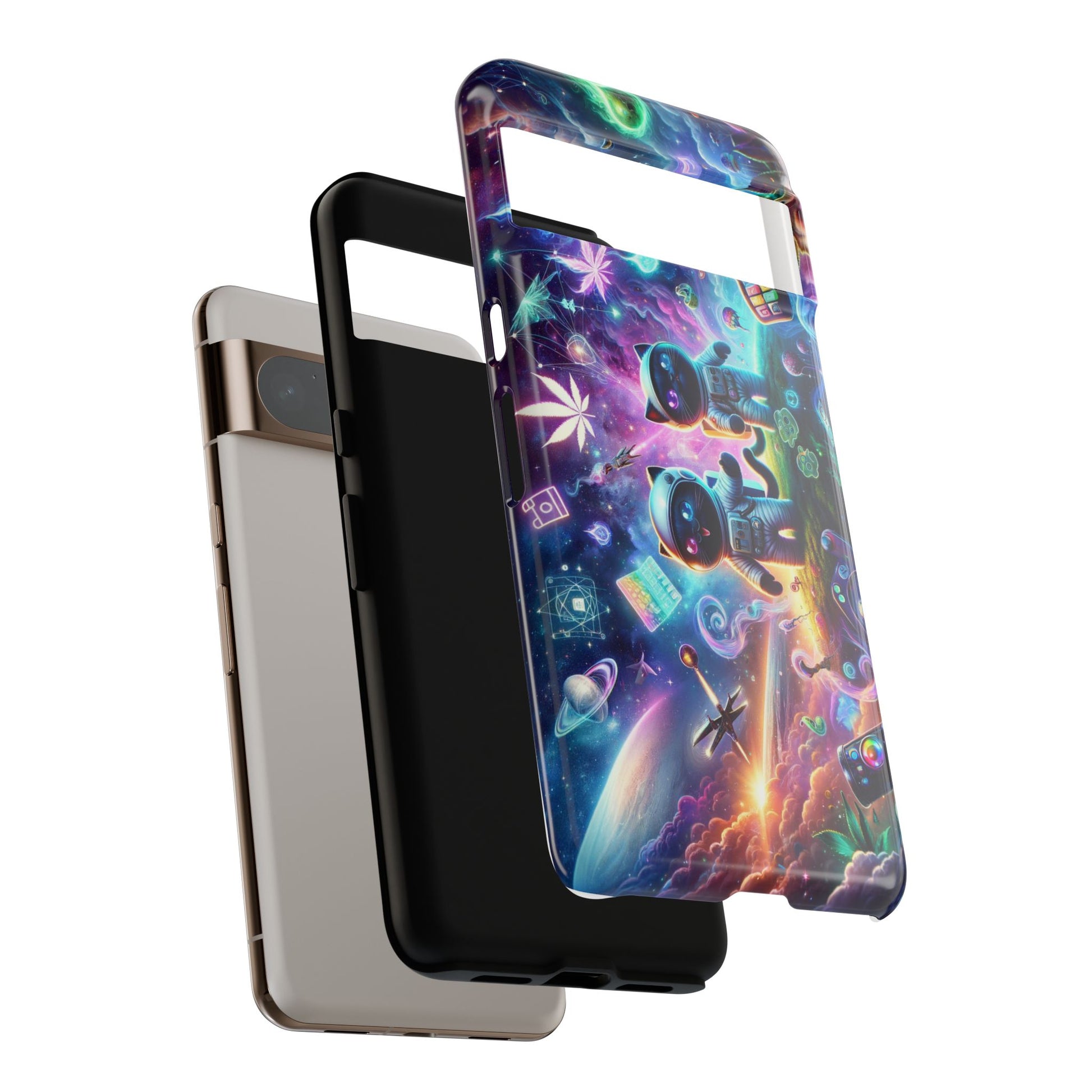 Cat Space Weed Magic Phone Case 3 – Budcade Cat Space Weed Magic Phone Case 3 – Budcade