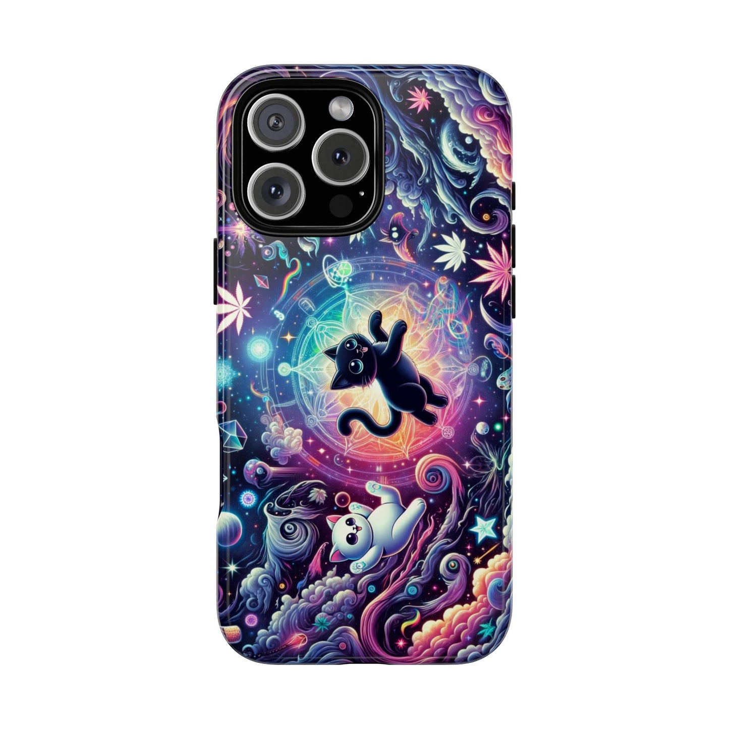Cat Space Weed Magic Phone Case