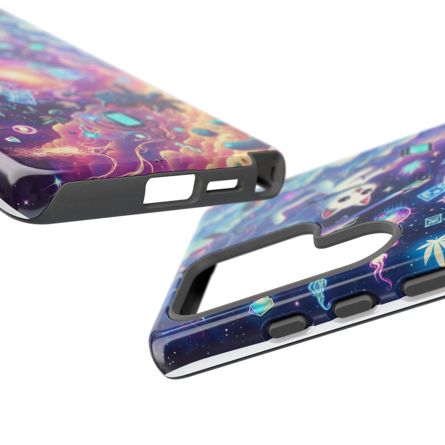 Cat Space Weed Magic Phone Case 2