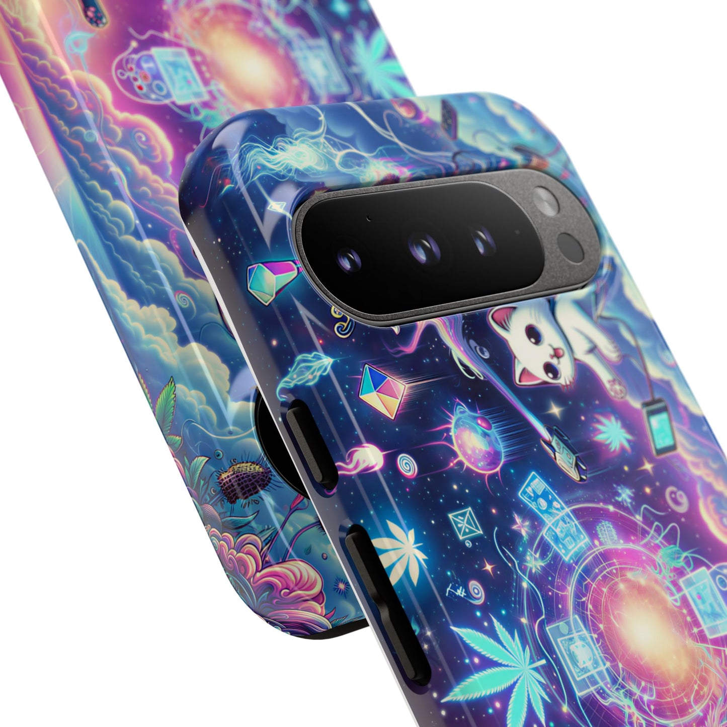 Cat Space Weed Magic Phone Case 2