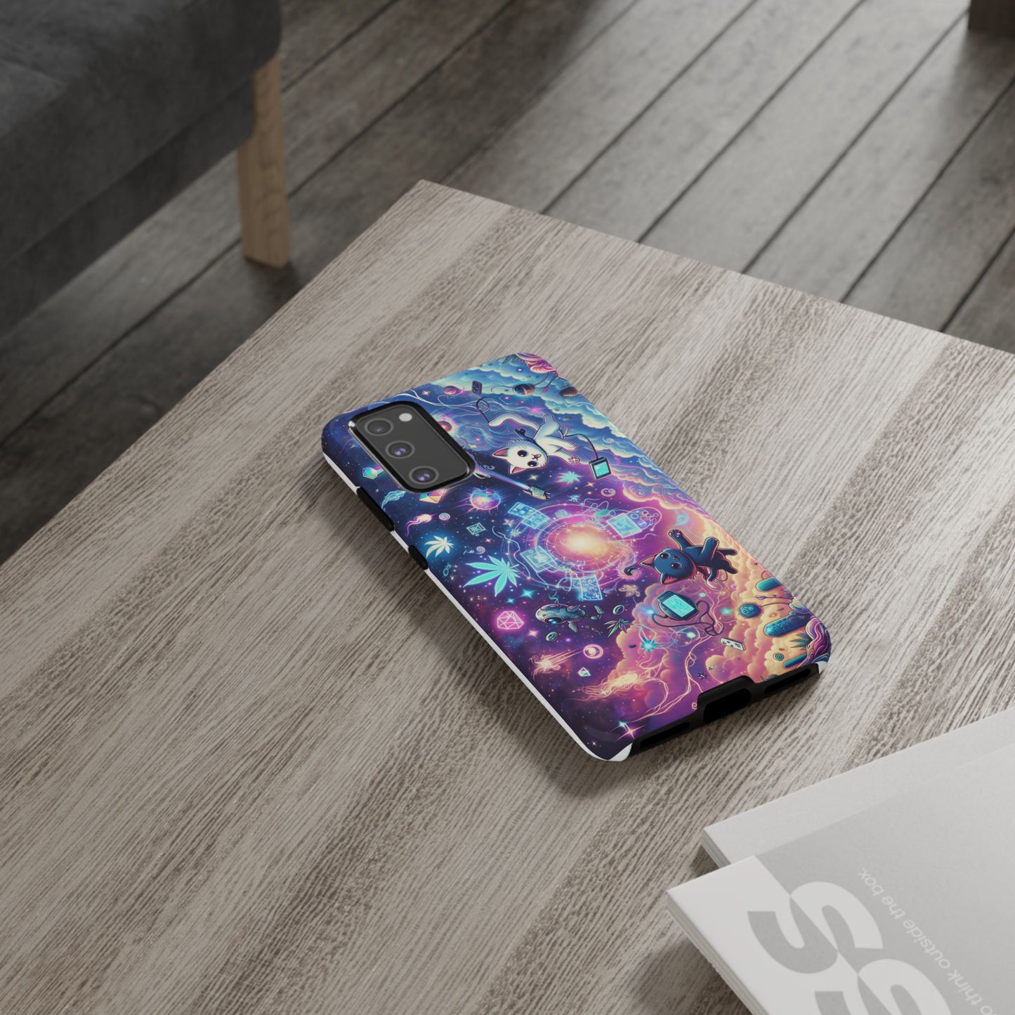 Cat Space Weed Magic Phone Case 2