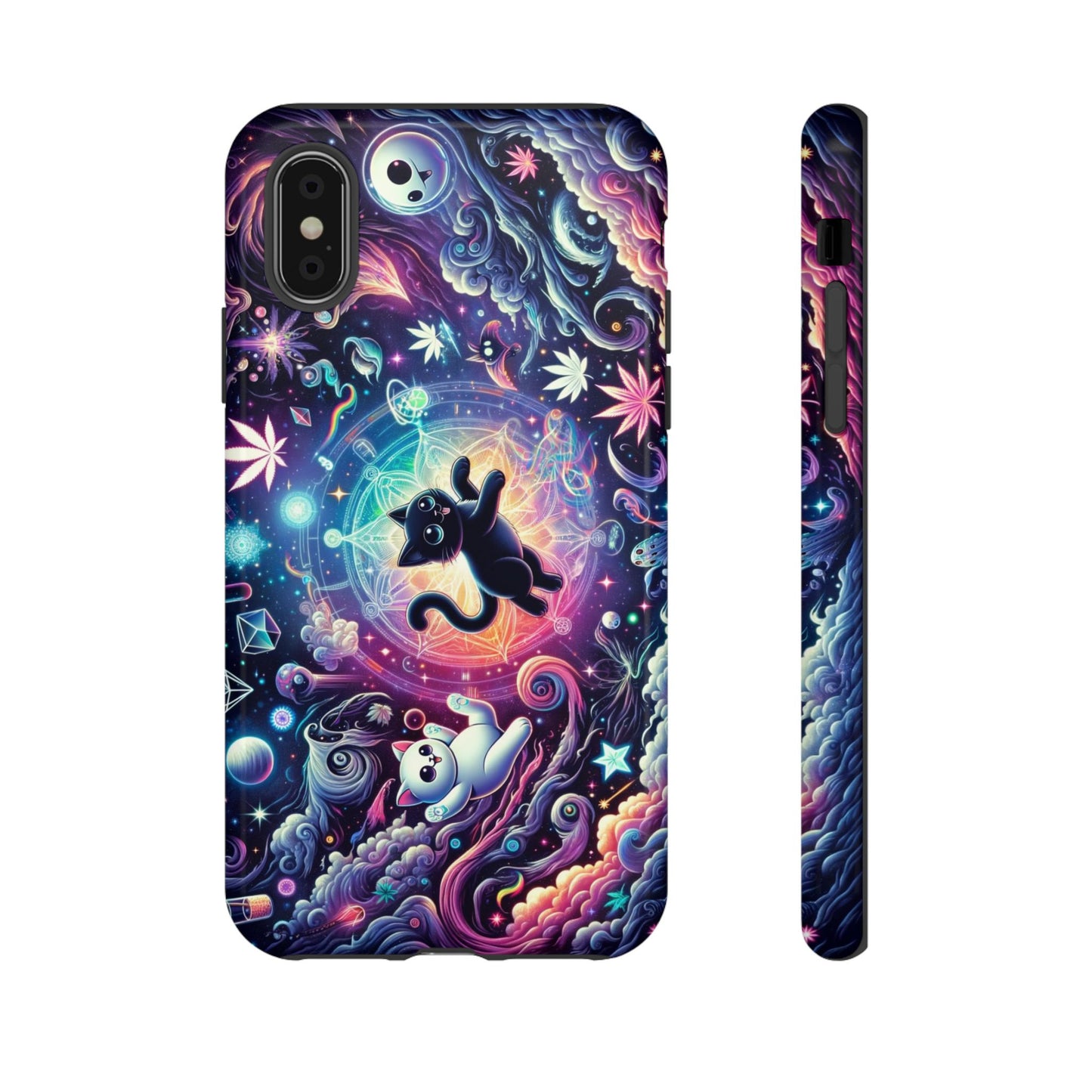 Cat Space Weed Magic Phone Case