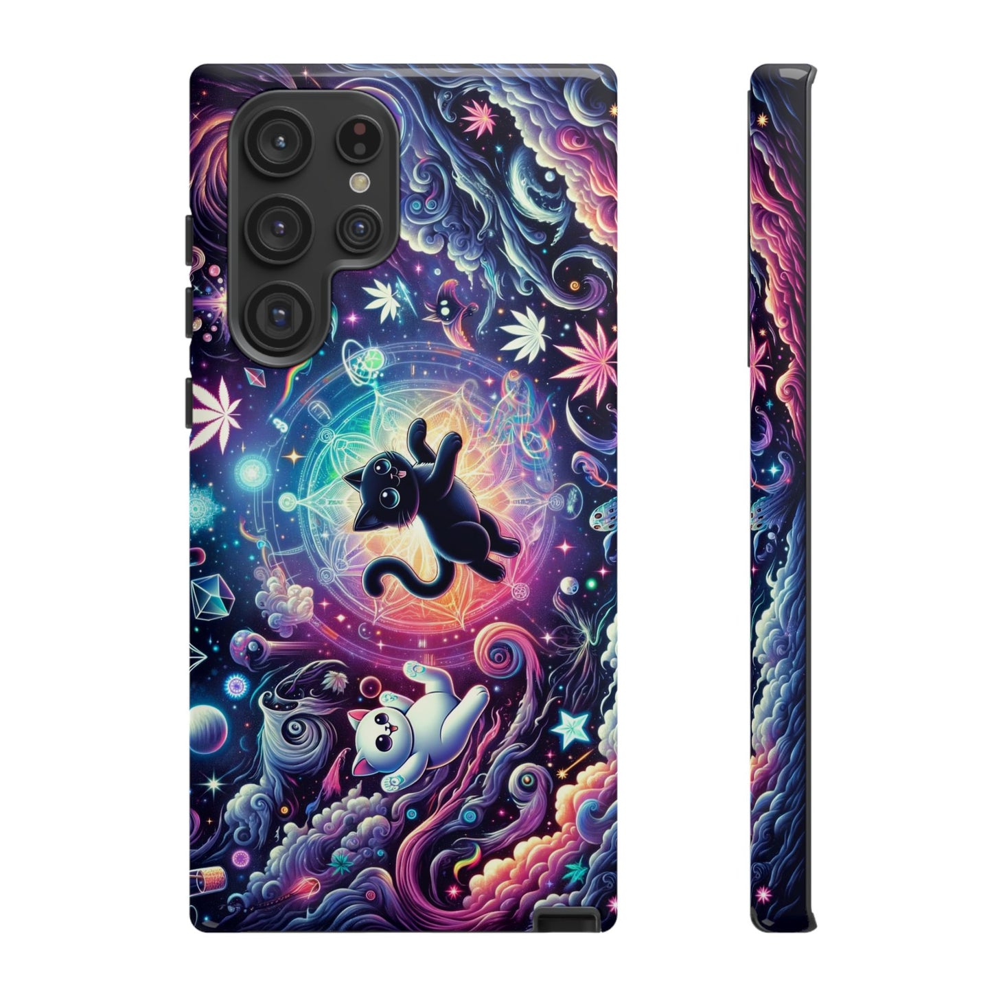Cat Space Weed Magic Phone Case