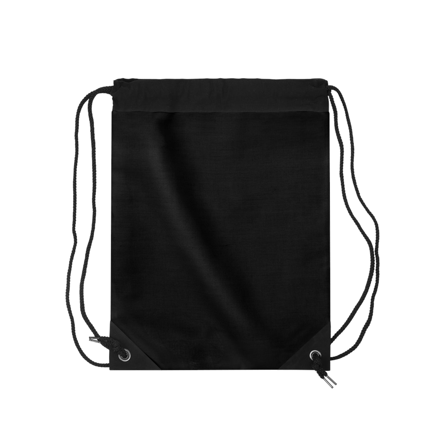 Budcade Black & Blued Pattern Drawstring Bag (Red on Blue)