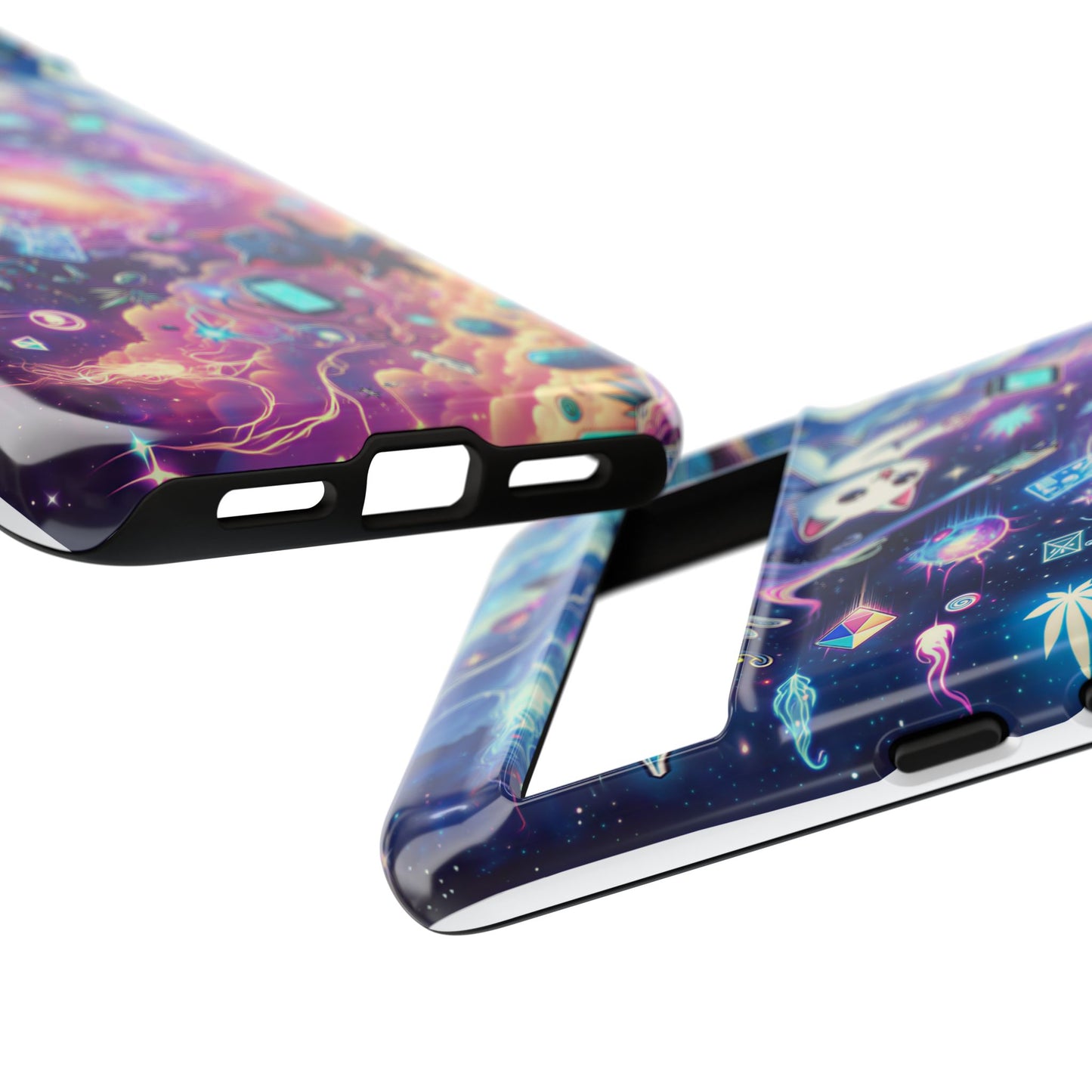 Cat Space Weed Magic Phone Case 2