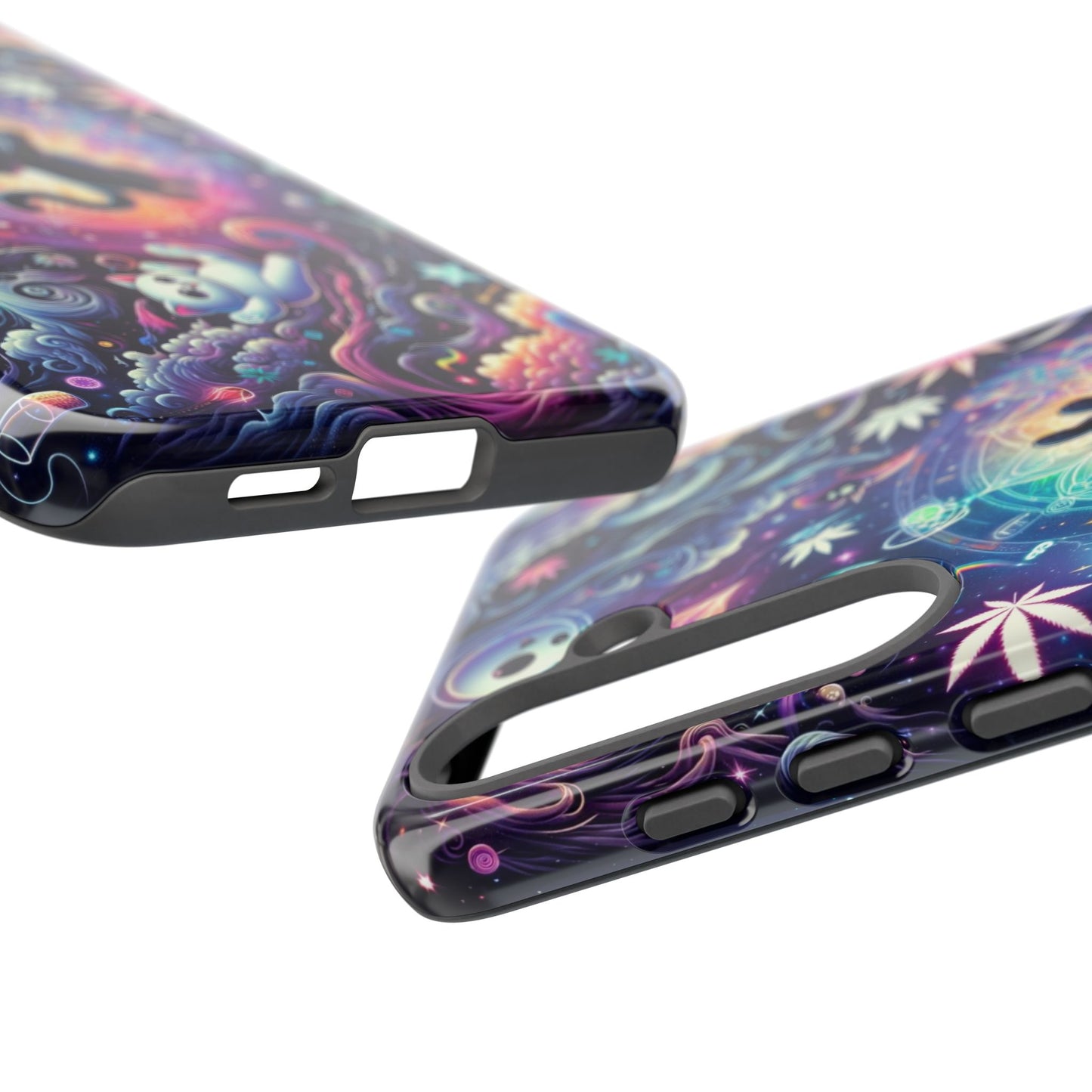 Cat Space Weed Magic Phone Case