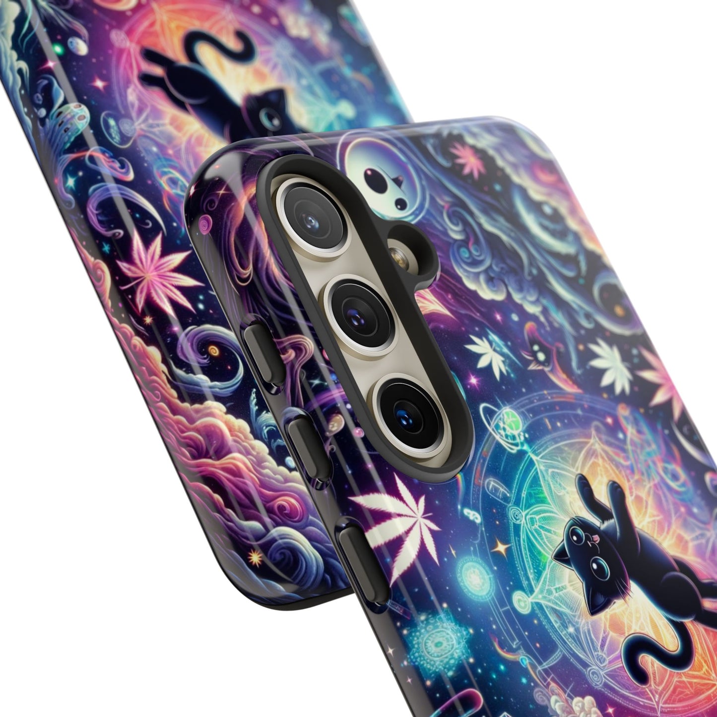 Cat Space Weed Magic Phone Case
