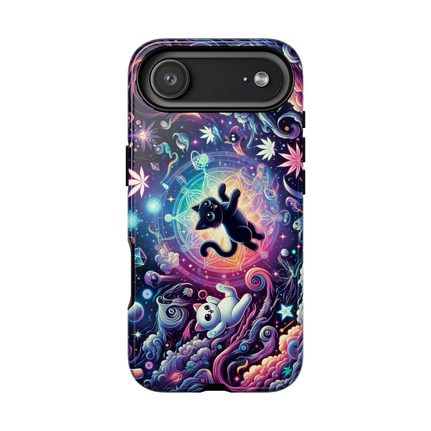 Cat Space Weed Magic Phone Case