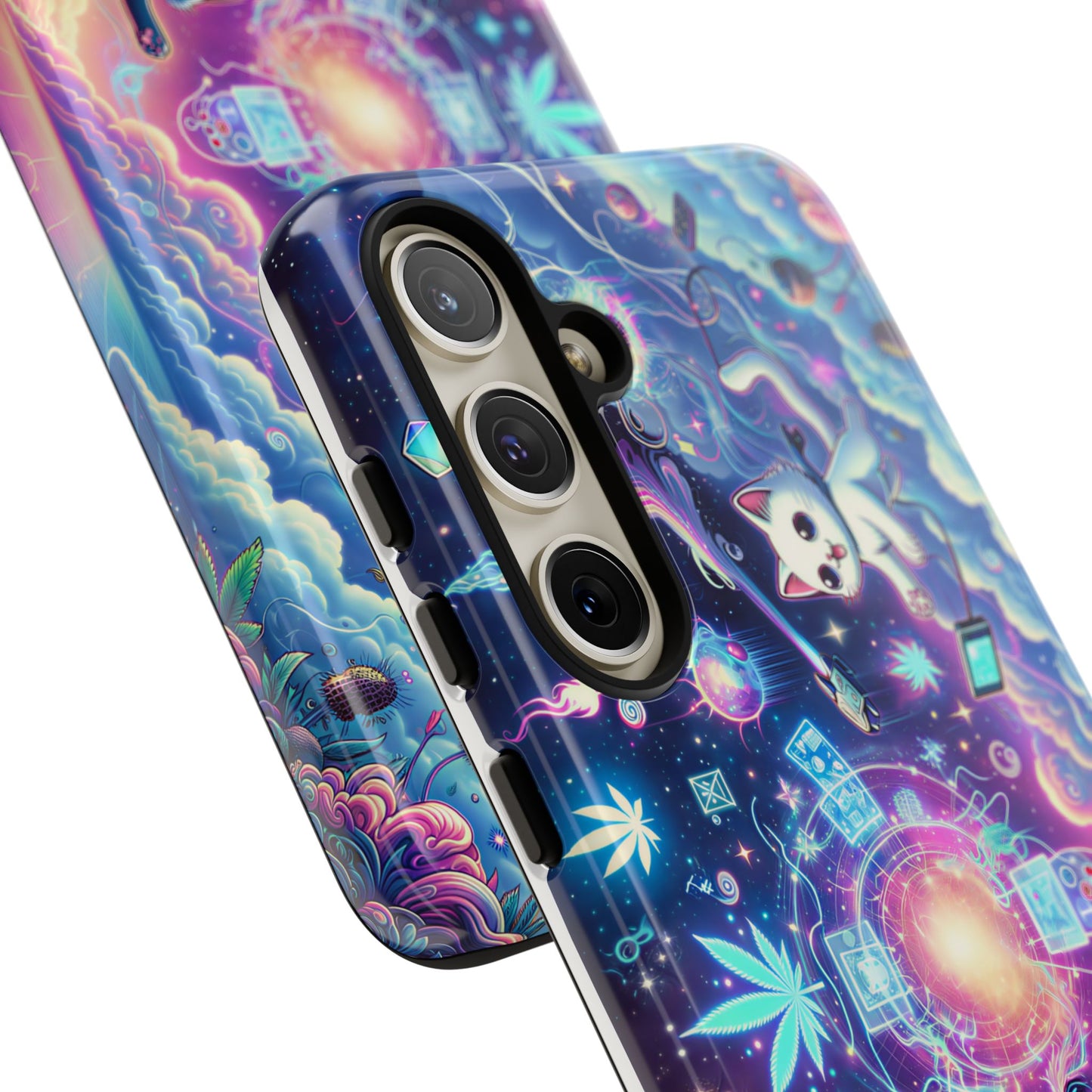 Cat Space Weed Magic Phone Case 2