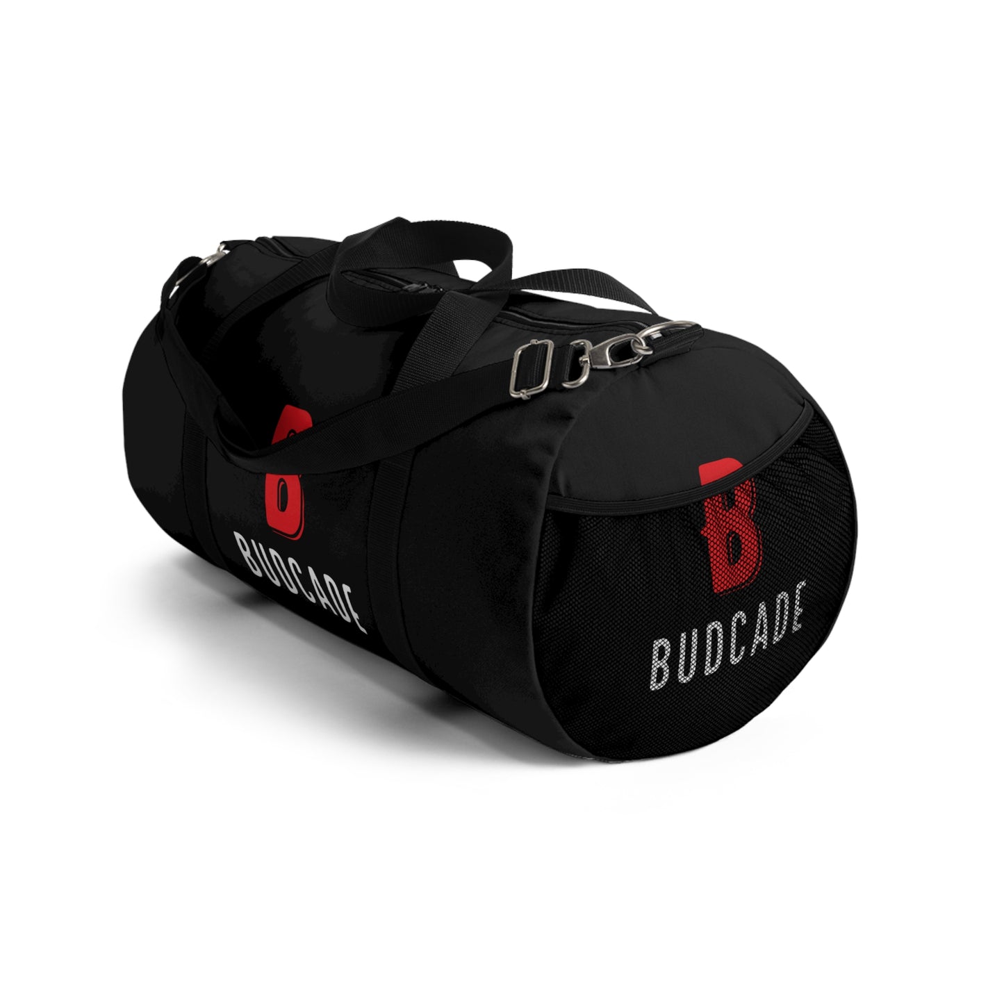Budcade Official Duffel Bag (Red on Black)